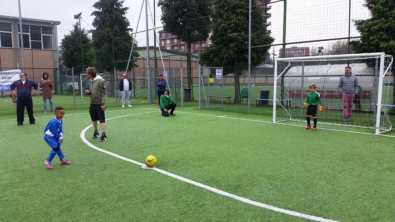 Primo giorno da portiere