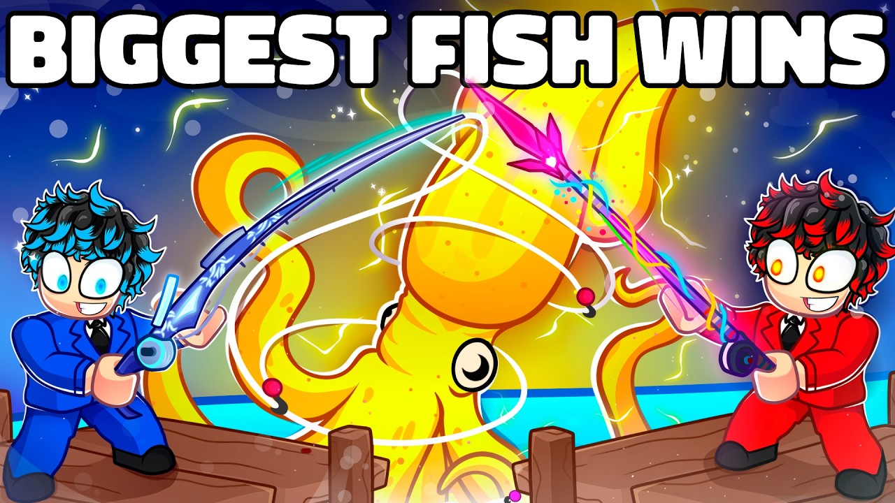 Catch the BIGGEST Fish, Win 10,000 Robux
