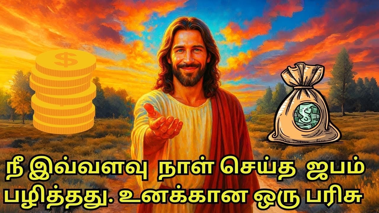 நீ இவ்வளவு நாள் செய்த ஜபம் பழித்தது.உனக்கான ஒரு பரிசு #bible#motivation#jesus #christianinspiration