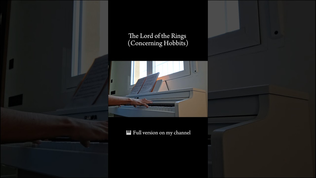 Concerning Hobbits &ndash; Piano snippet 🎹 | Ody&rsquo;s Piano