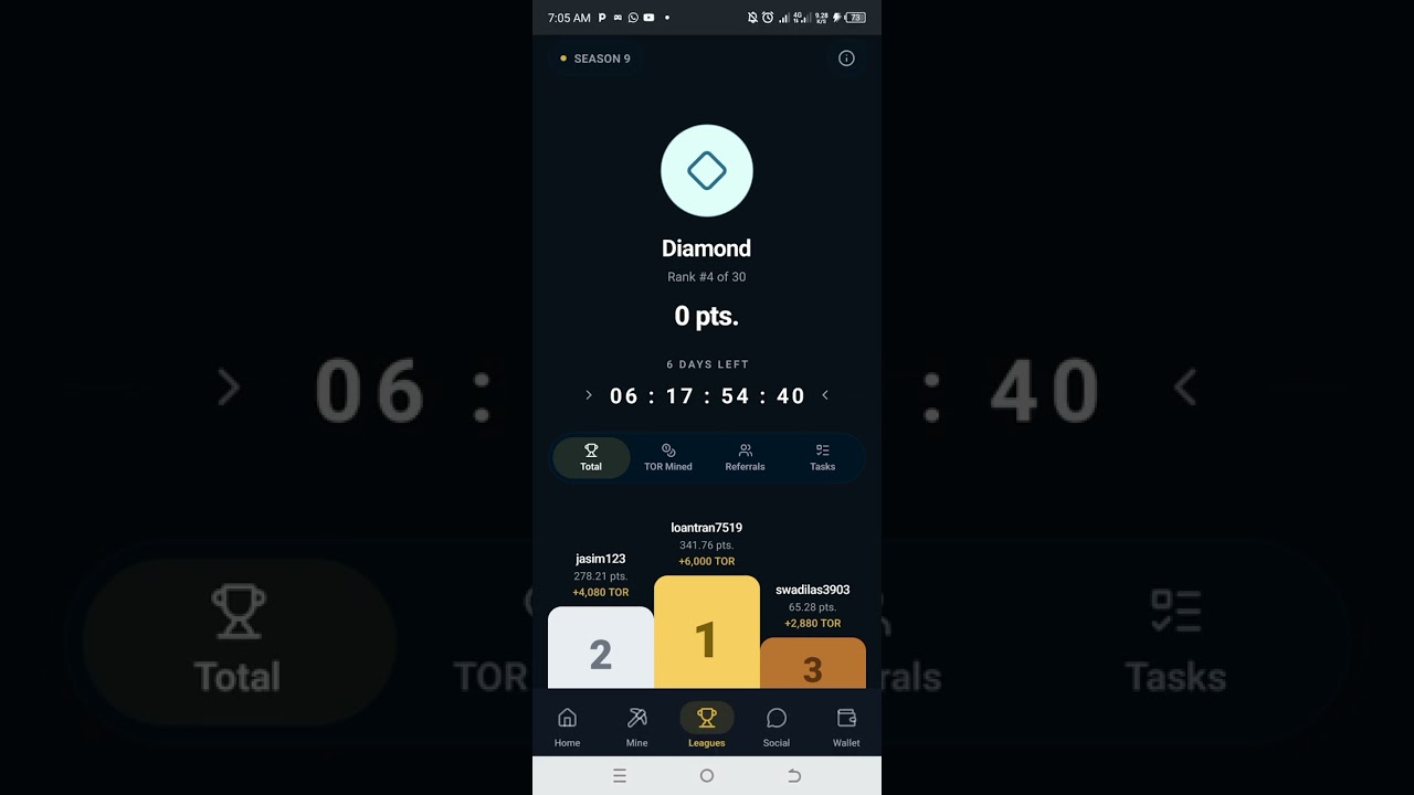 New Update on Torium Network App