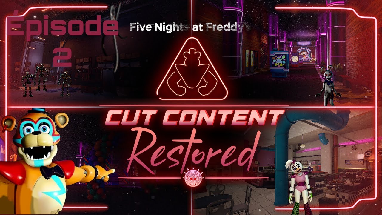 Les Backstages (Fnaf Security Breach Cut Content Restored épisode 2)