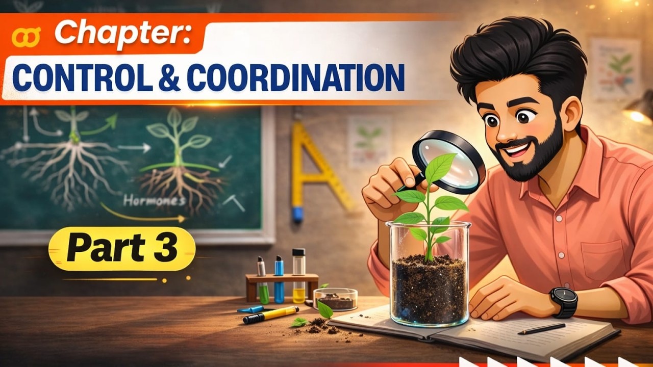 Class 10 Science – Control & Coordination Part 3 | How Plants Respond & Grow 🪴
