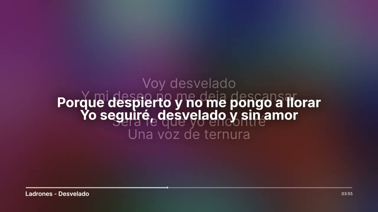 Ladrones - Desvelado Karaoke