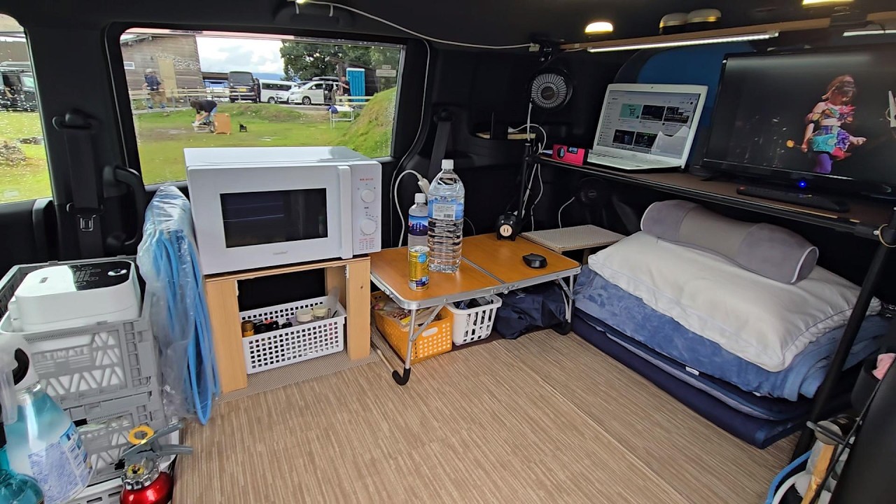 車中泊仕様の普通車がキャンピングカーを超えた!?アイデア満載のDIY車両を5台まとめて紹介^^