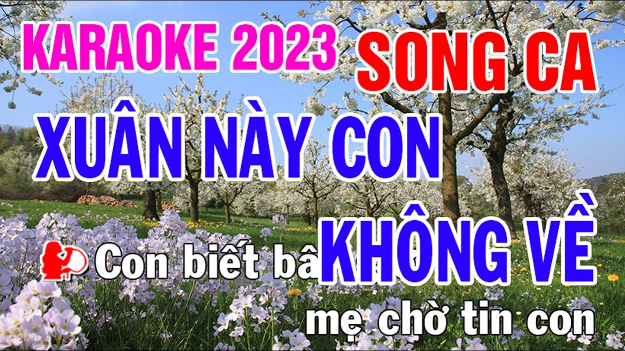 Xuân Này Con Không Về Karaoke Song Ca Nhạc Sống - Phối Mới Dễ Hát - Nhật Nguyễn