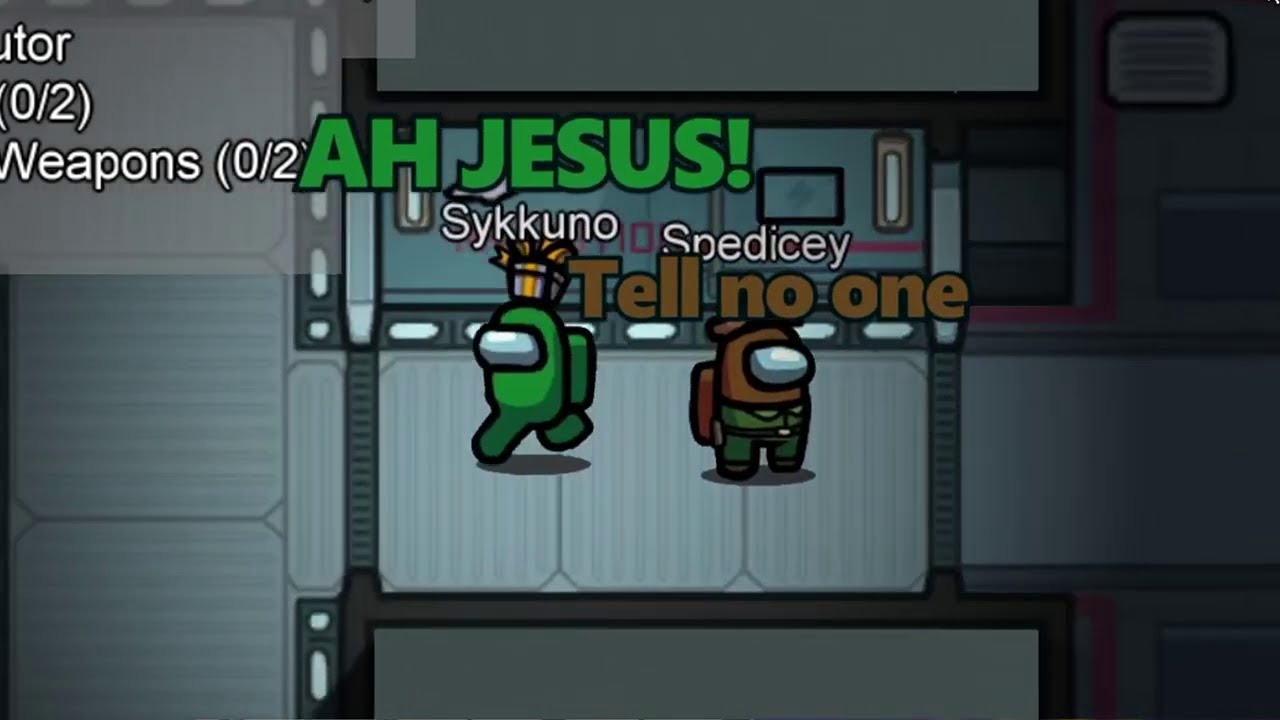 Tina Chases Hafu | Sykkuno, Jack, Hafu, Rae, Corpse, Jesus, Pewd, BestGirlTina | Among Us Clip [#19]