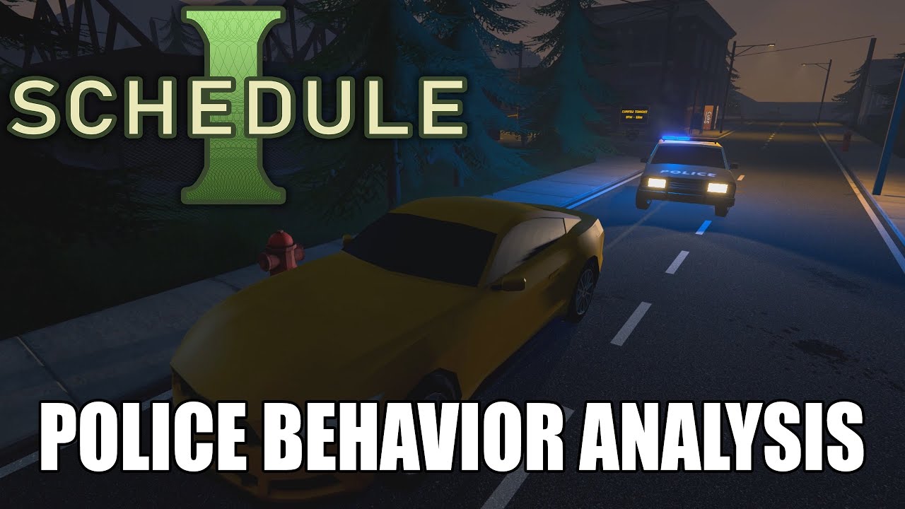 Schedule 1 - Police Behavior Analysis