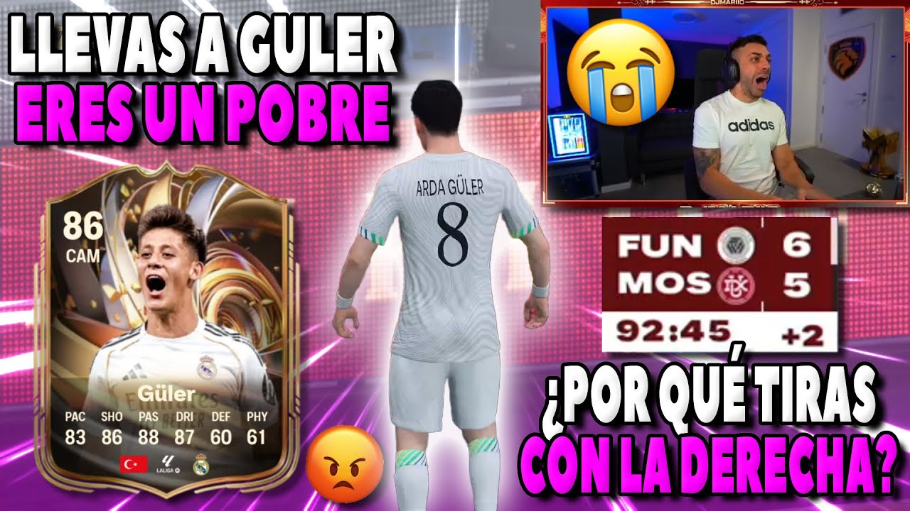 DjMaRiiO PIERDE con el RIVAL de los GOLES de PIERNA MALA | Lloros y Enfados FC 26