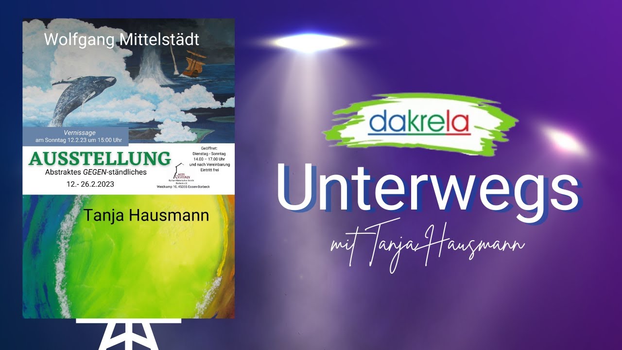 Impressionen Kunst Ausstellung Abstraktes GEGEN-st&auml;ndliches - W. Mittelst&auml;dt & T. Hausmannn