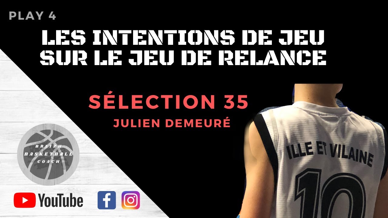 ⛹️‍♂️⛹️‍♀️Play 4 - intentions sur le jeu de relance 🏀