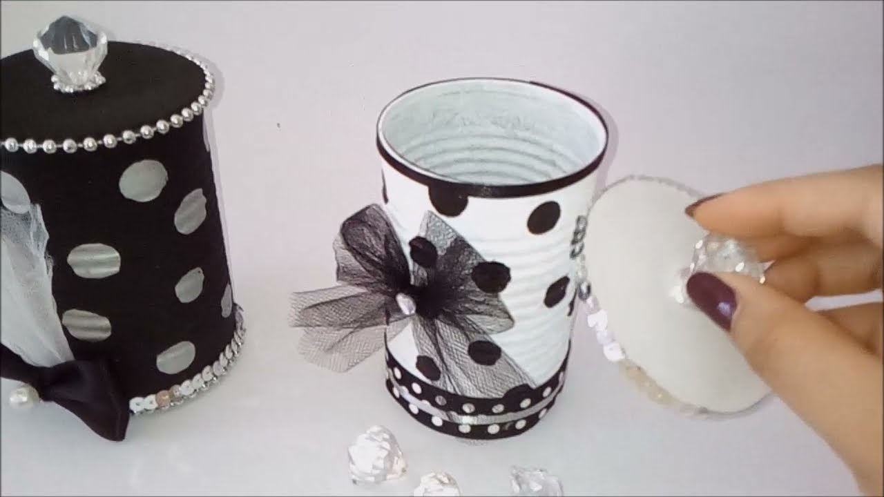 2 Ideas con Latas de Aluminio /Latas decoradas Multiusos