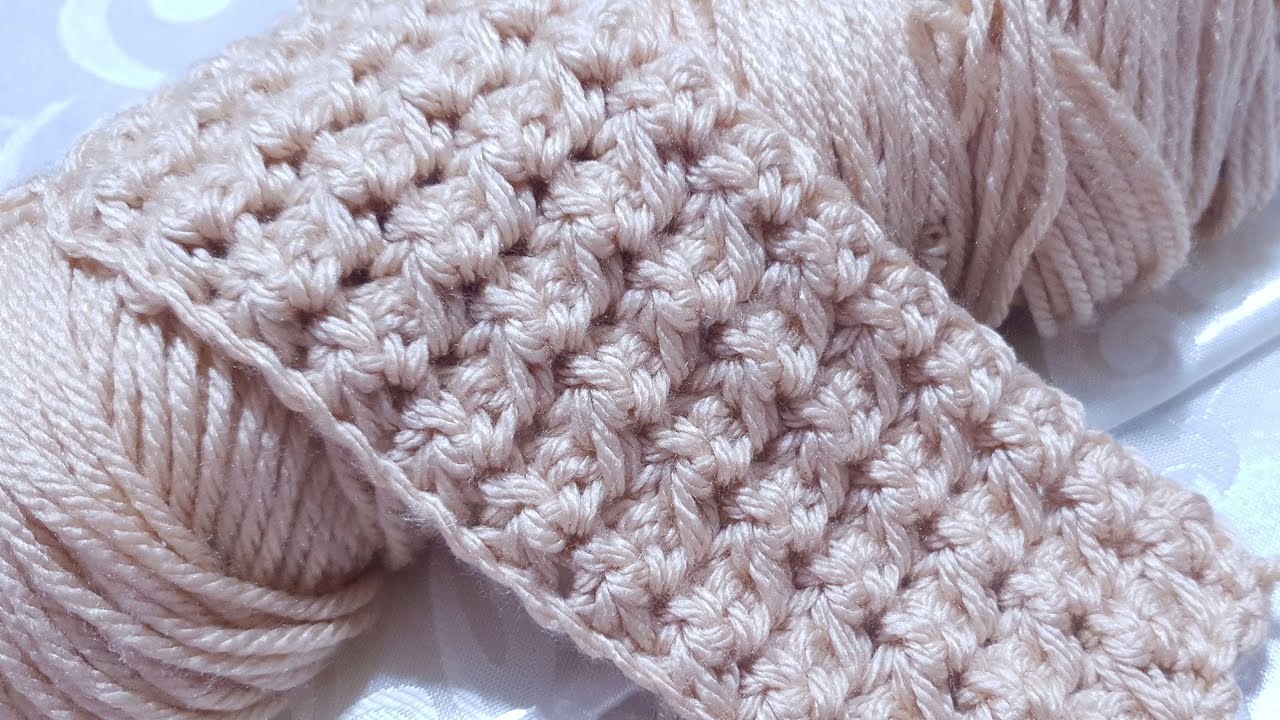How to crochet the trinity stitch EASY For beginners