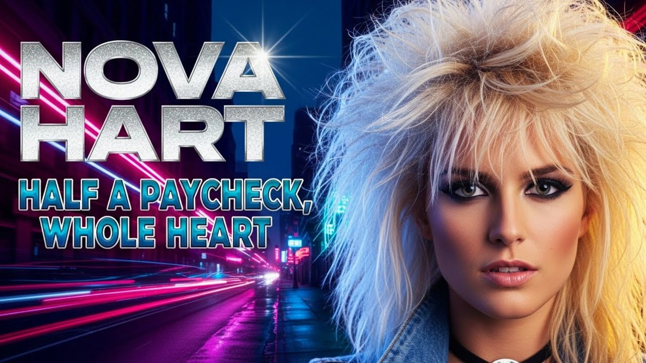Nova Hart&mdash;Half a Paycheck, Whole Heart | 80s Hard Rock Anthem