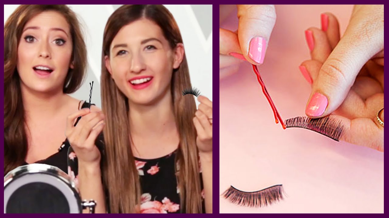 EASY False Eyelash Application Trick?! - Makeup Mythbusters ft Maybaby and Glamourista16