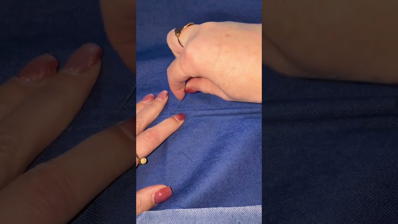 Astuce couture : la couture rabattue