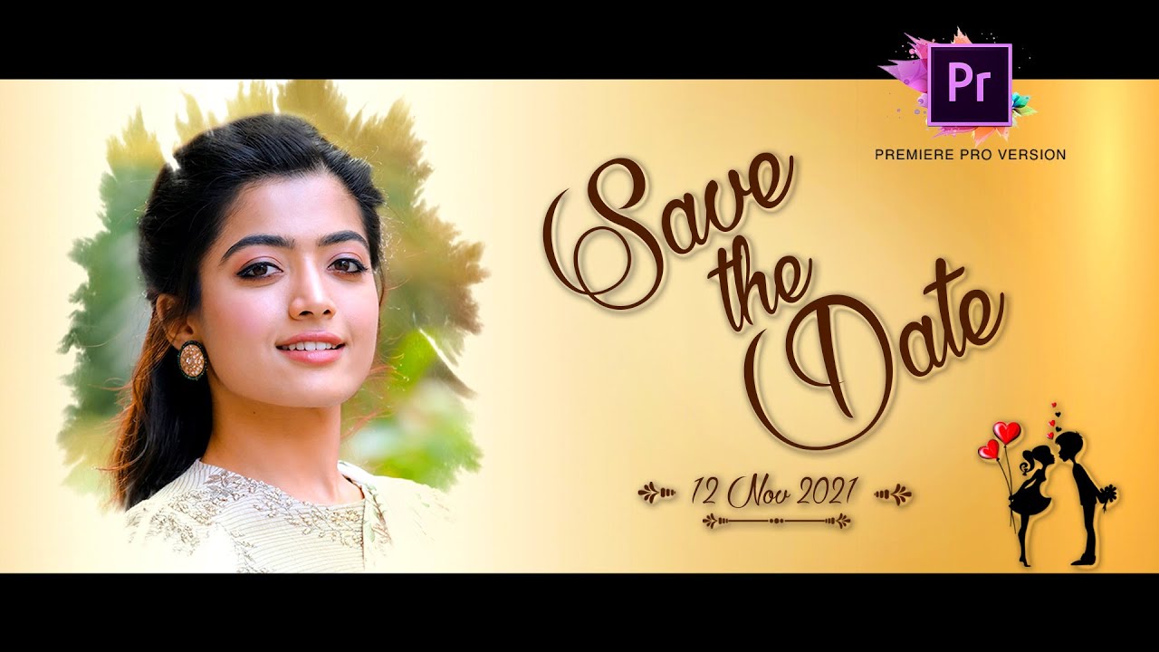 PREMIERE PRO WHATSAPP WEDDING INVITATION || SAVE THE DATE || PROJECT DOWNLOAD