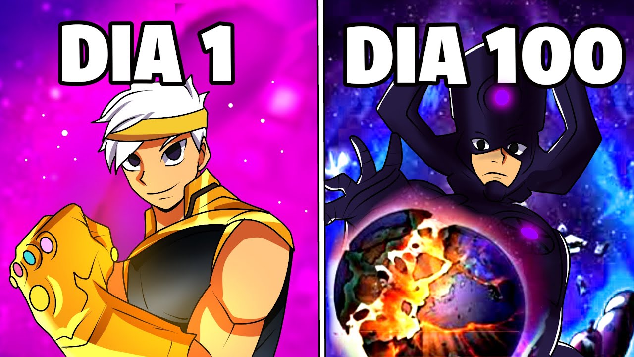 SOBREVIVI 100 DIAS NO HEROI VS VILÕES NO MINECRAFT O FILME