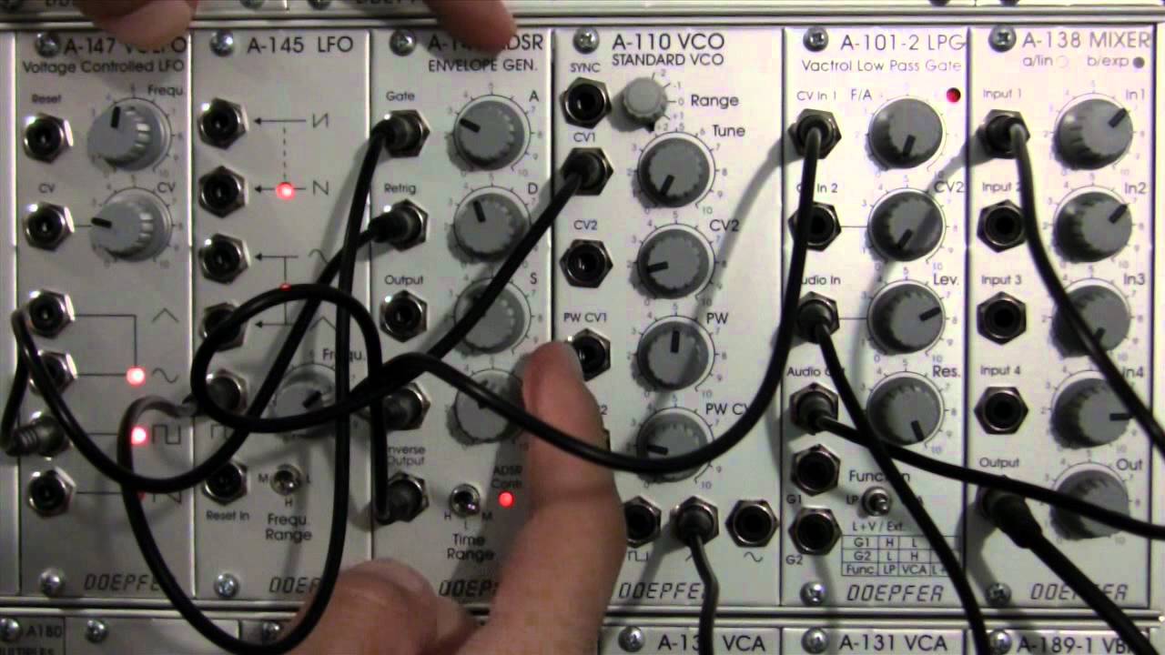 Doepfer A140 ADSR Envelope Generator Part Two