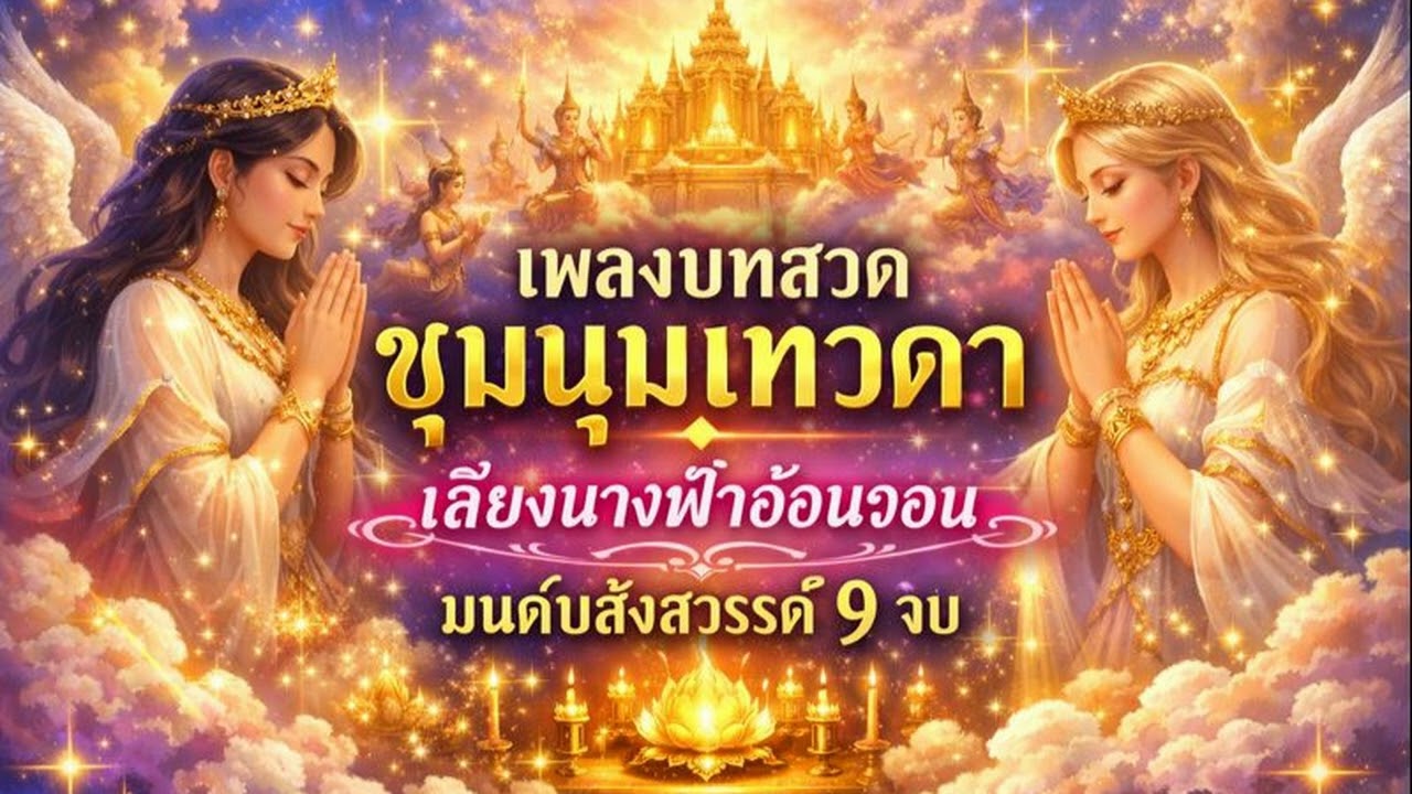 เพลงบทสวดชุมนุมเทวดา (Sagge) เสียงนางฟ้าอ้อนวอน 9 จบ มนต์ขลังสวรรค์ เปิดทางสิริมงคล #9จบ