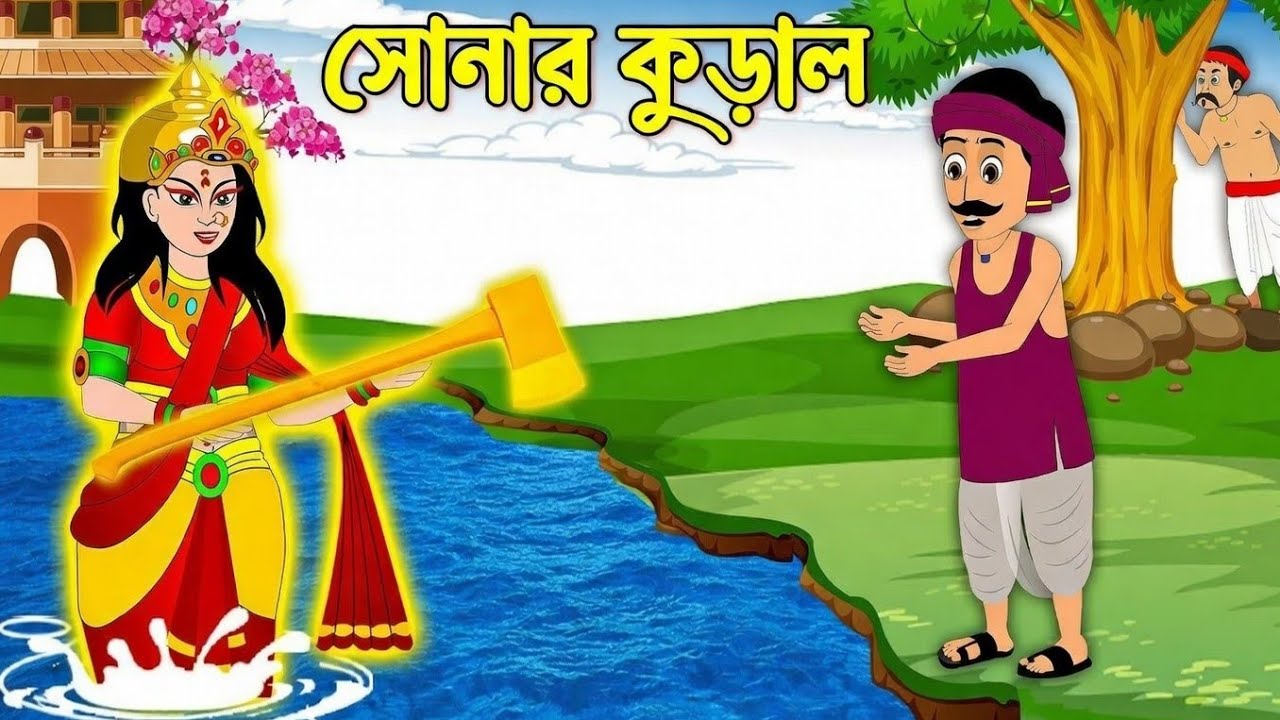 কাঠুরিয়ার প্রার্থনা |bangali cartoon video|Rupkothar golpo|Bangla Moralstory 