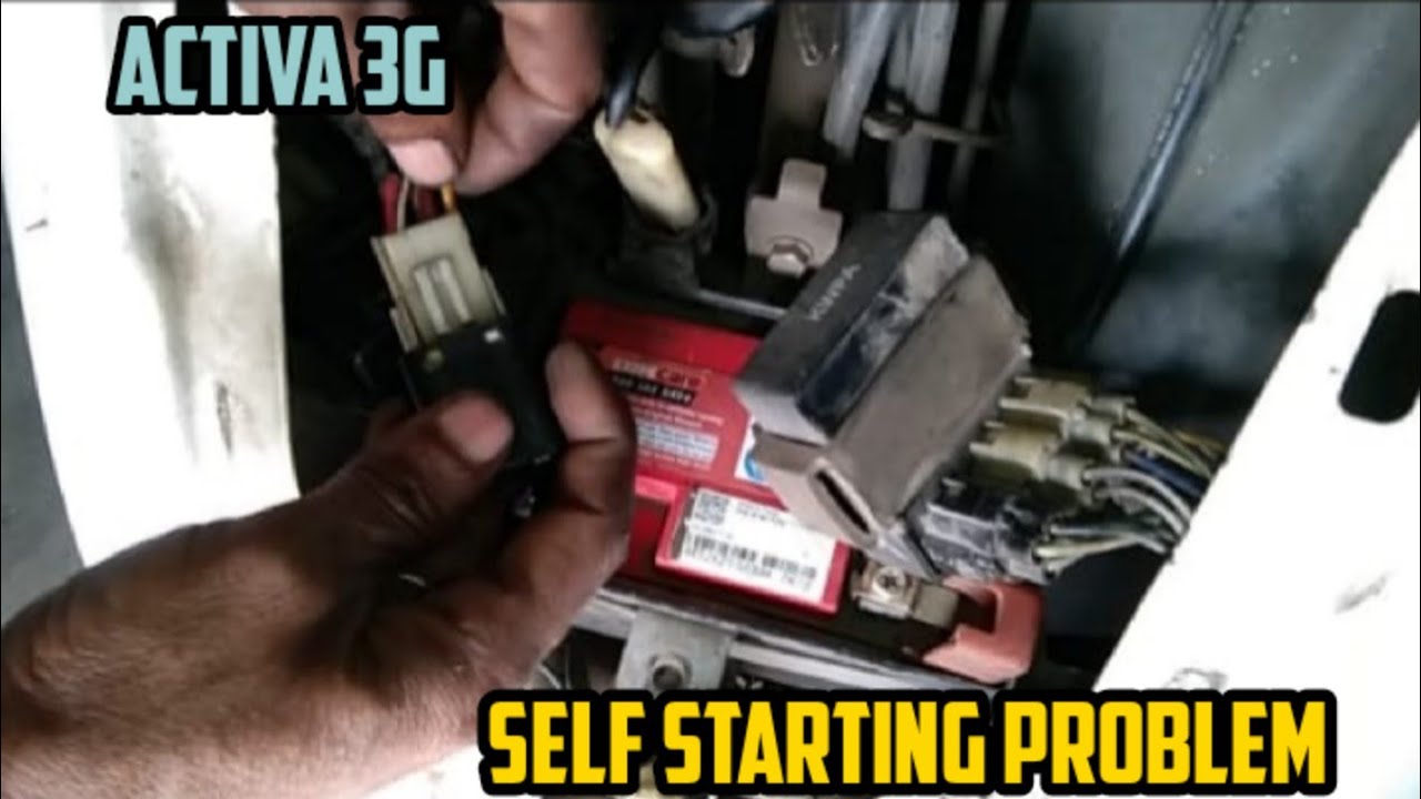 Activa 3G Self Starting Problem #youtube #activa #honda #shad