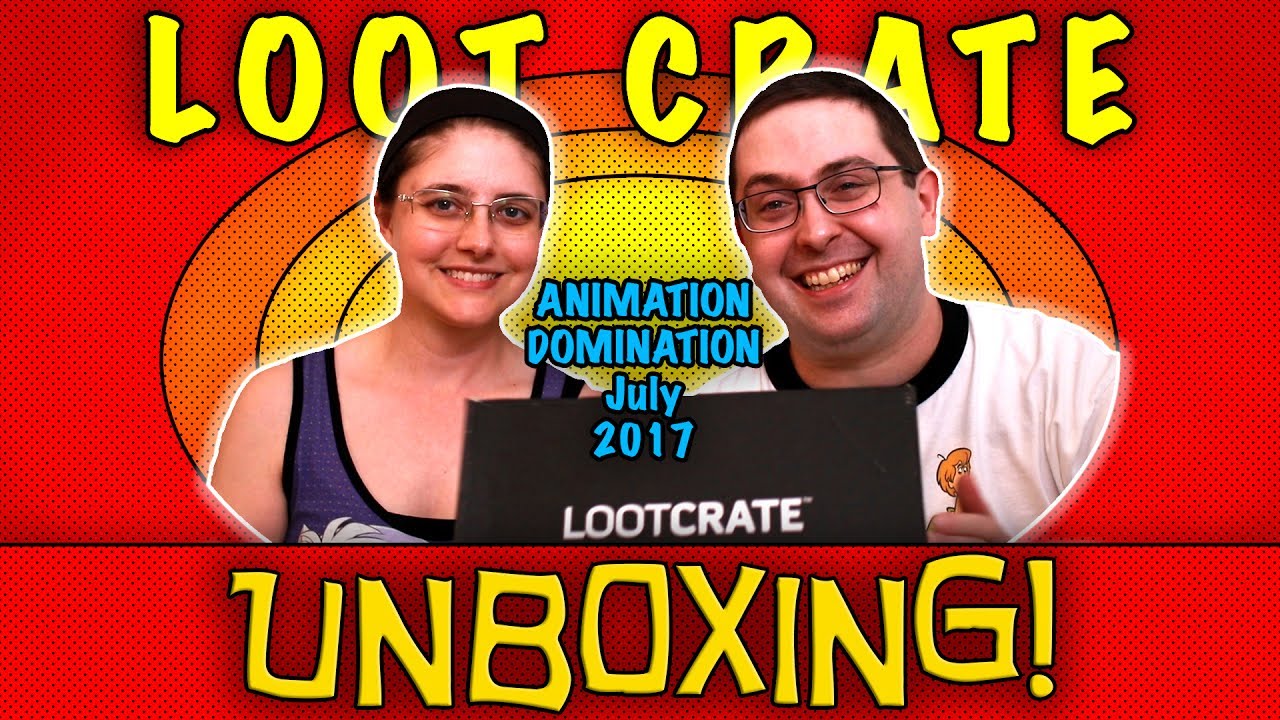 UNBOXING! Loot Crate July 2017 - Animation Domination - AWESOME BOX! #RickAndMorty #BobsBurgers