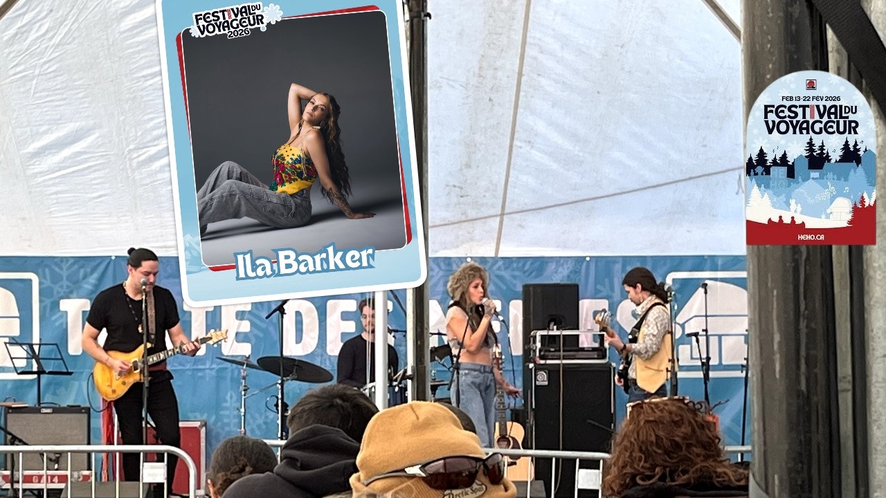 Ila Barker at Festival du Voyageur (February 16, 2026)