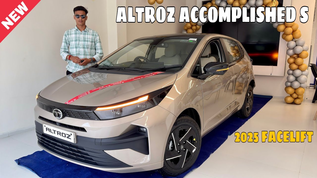 New Tata Altroz Accomplished S 2025 | TOP MODEL PETROL ONLY @11.36 LAKHS🔥