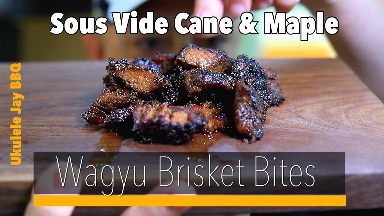 Sous Vide Brisket | Cane & Maple Peppered Beef #wagyu #asmr #beefrecipe @UkuleleJayBBQ