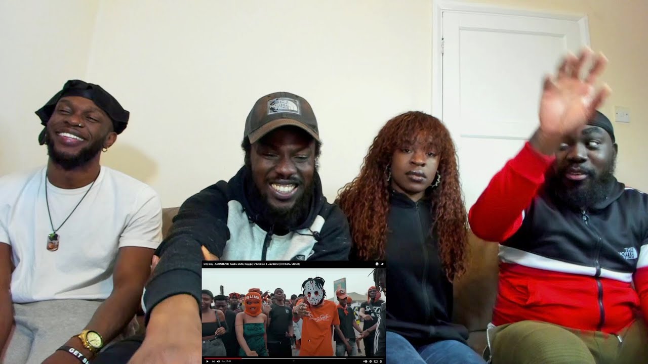 City Boy - ABONTEN ft Kwaku DMC, Reggie, O'kenneth & Jay Bahd (OFFICIAL VIDEO) | REACTION
