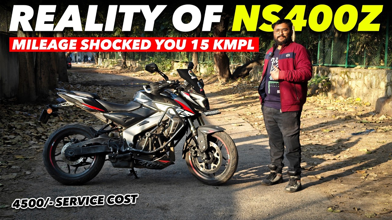 43+ BHP तो है मगर माइलेज 7-8 KMPL देती है 😱भाई साहब Bajaj Pulsar NS400Z Ownership