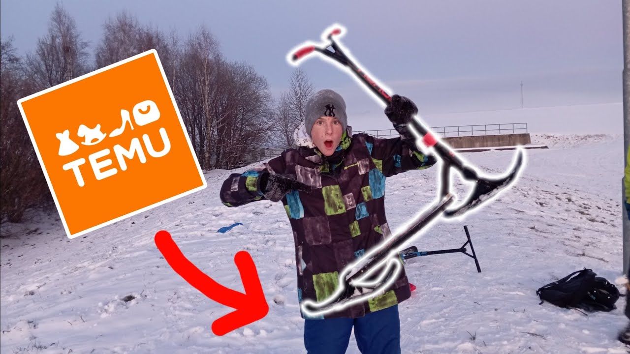 Jak Dopadla KOLOBĚŽKA Na SNÍH z Temu 🤣🔥