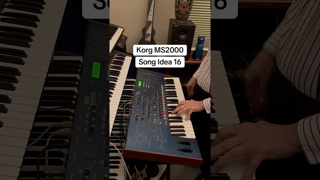 Korg MS2000  Song Idea 16 VINTAGE SYNTH SOUNDS and MUSIC 