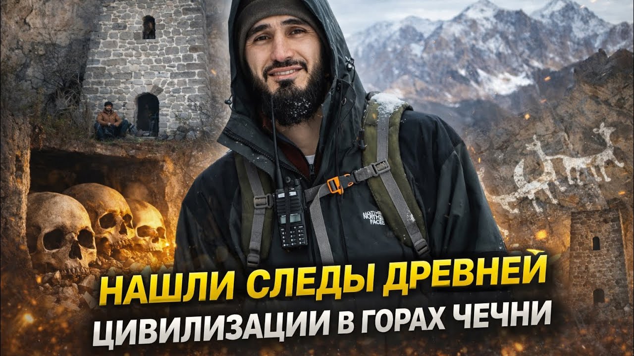 Тайны гор Чечни: наскальные рисунки и древние башни.