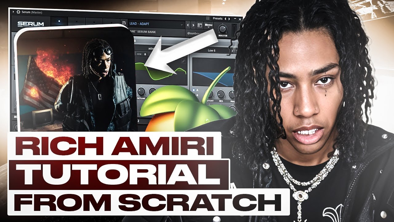 How To Make RICH AMIRI Type Beat FROM SCRATCH (War Ready)