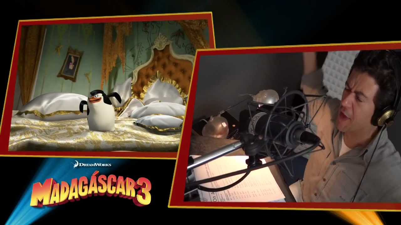 "Madagáscar 3" - Bastidores dobragens (Portugal)