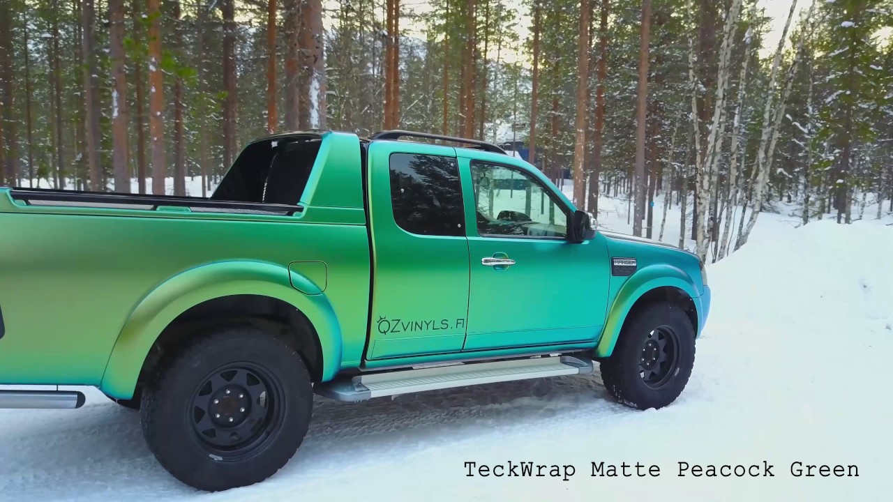 QZvinyls.fi - TeckWrap Peacock green