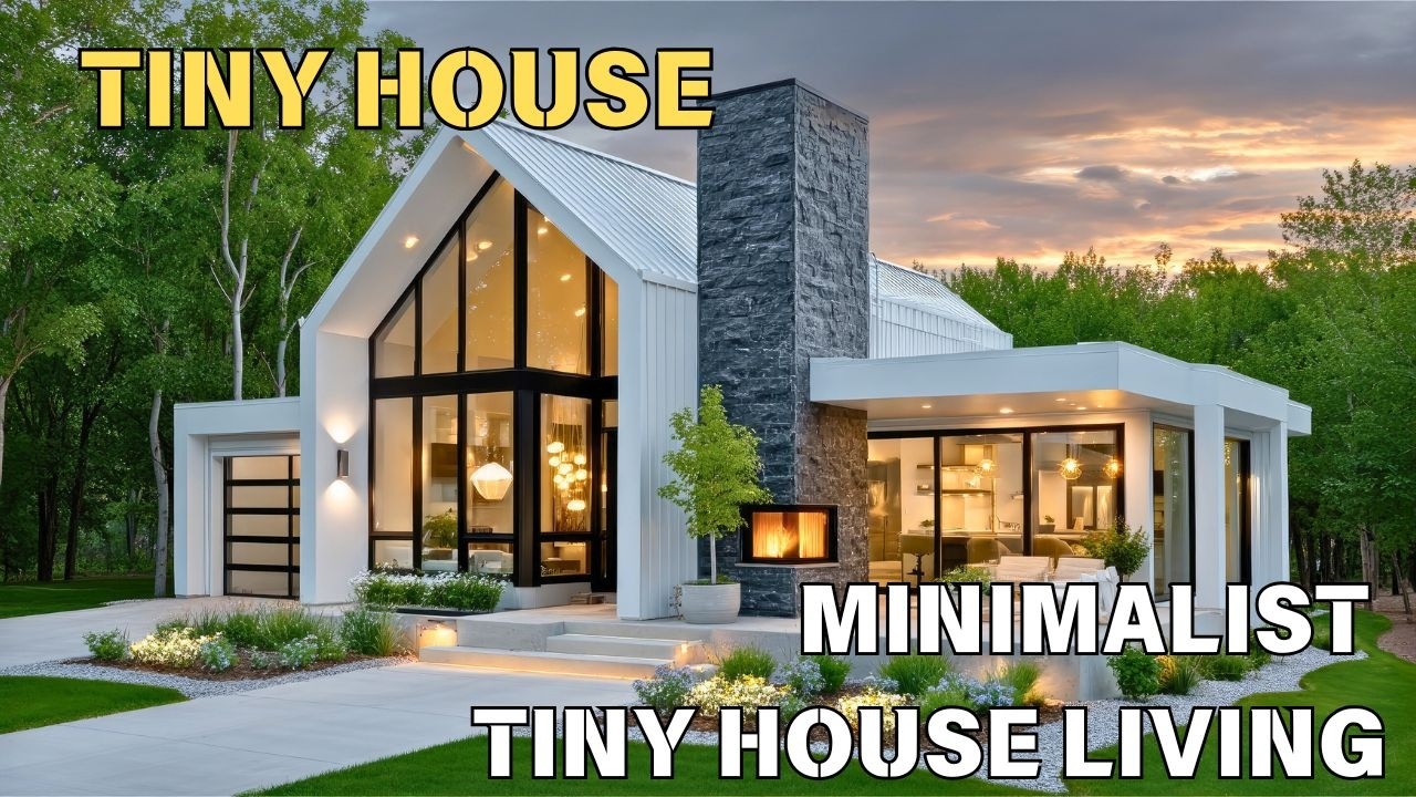 Minimalist Tiny Farmhouse Tour | Smart Small House Design Ideas