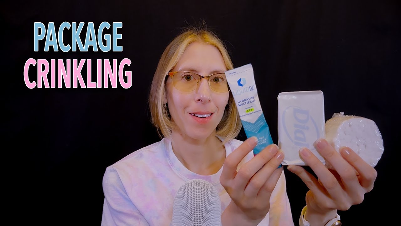 ASMR | Package Crinkling - crinkling, no talking (intro/outro only)