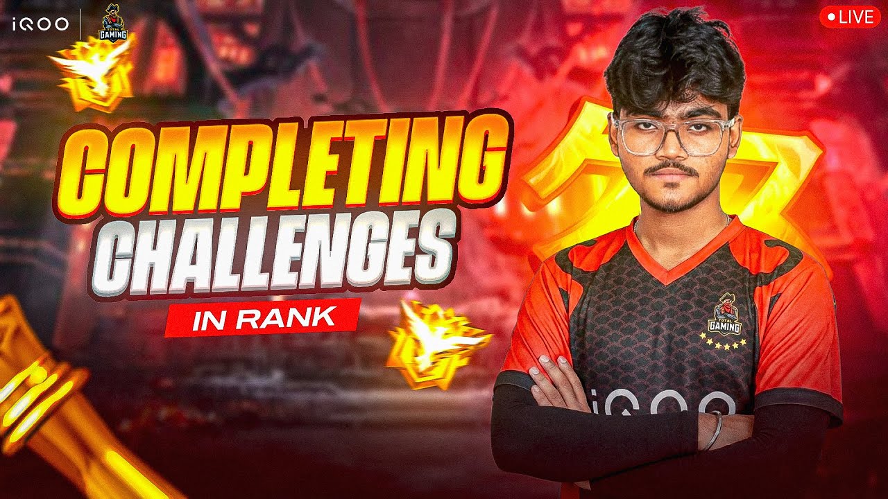 Completing Rank Challenges  - Ft. iQOOTG SHANKY | #freefire #iQOO15R