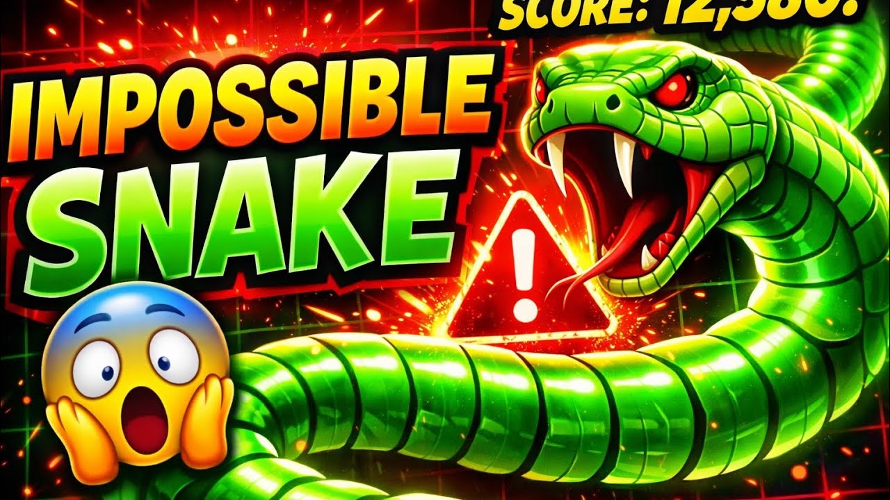 Snake Game Insane High Score 🐍🔥 | Classic Game Challenge