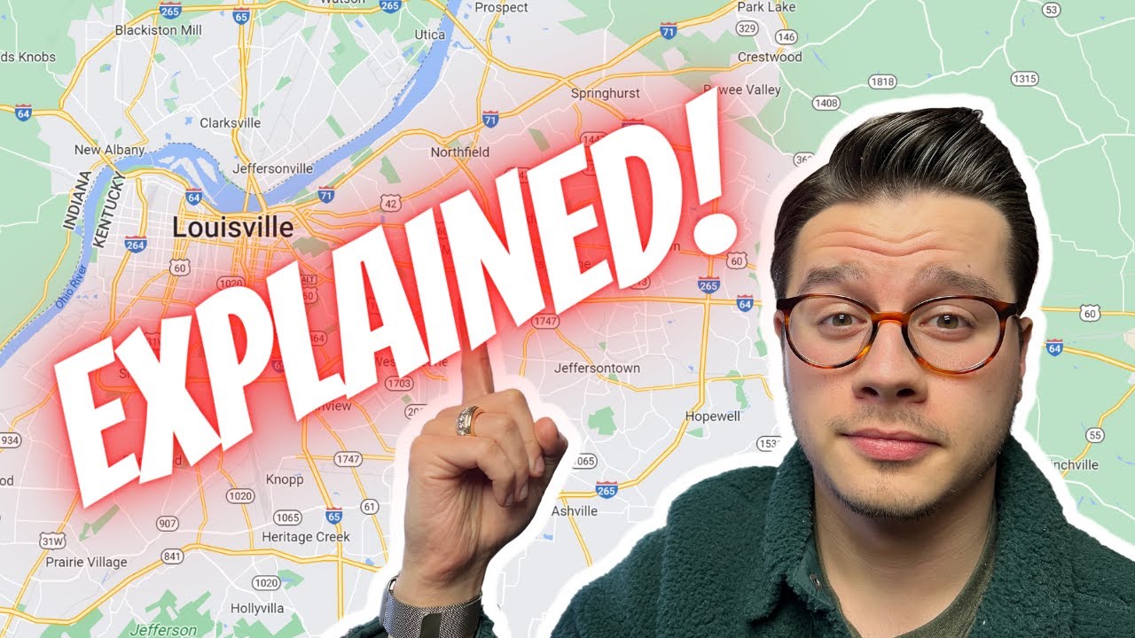 Louisville Kentucky Map Tour | Living in Louisville Kentucky | Living in Saint Matthews 2023
