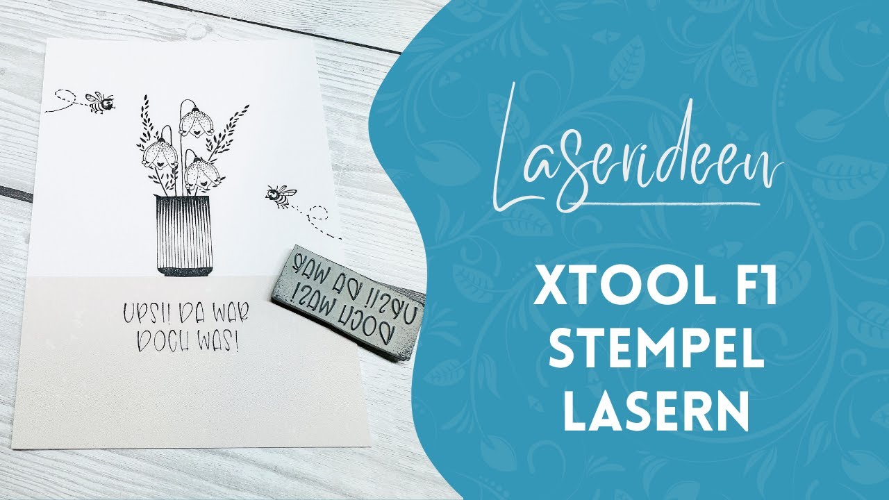 xTool F1: Indivuduelle Stempel einfach selber lasern