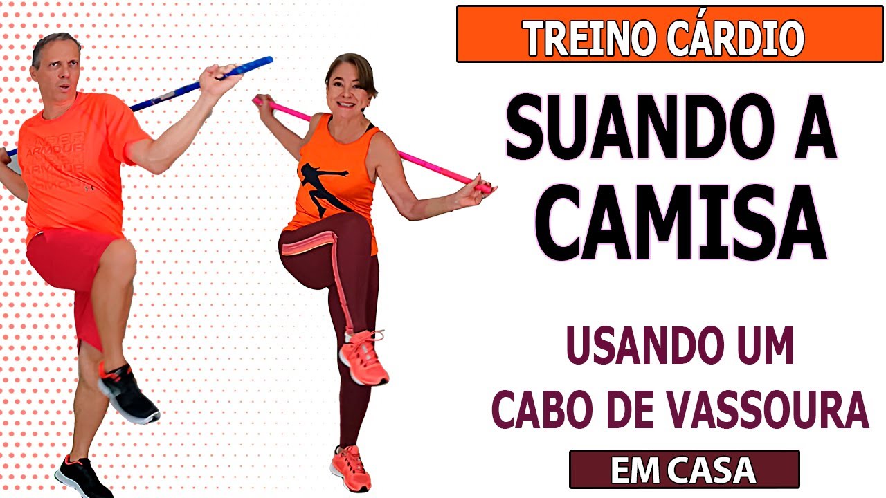 🏋️‍♀️💪🔥 Suando a camisa para afinar a cintura e perder barriga usando um cabo de vassoura vídeo 1272
