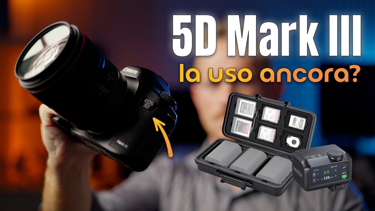 USO ANCORA Canon EOS 5D Mark III 📷 Vale La Pena nel 2025? Vi Mostro le Foto e un Accessorio JJC