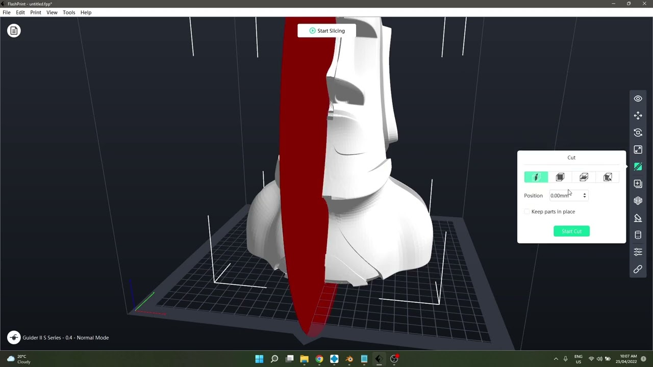 FlashPrint New User Tutorial - Part 02 - Viewport and Model Controls