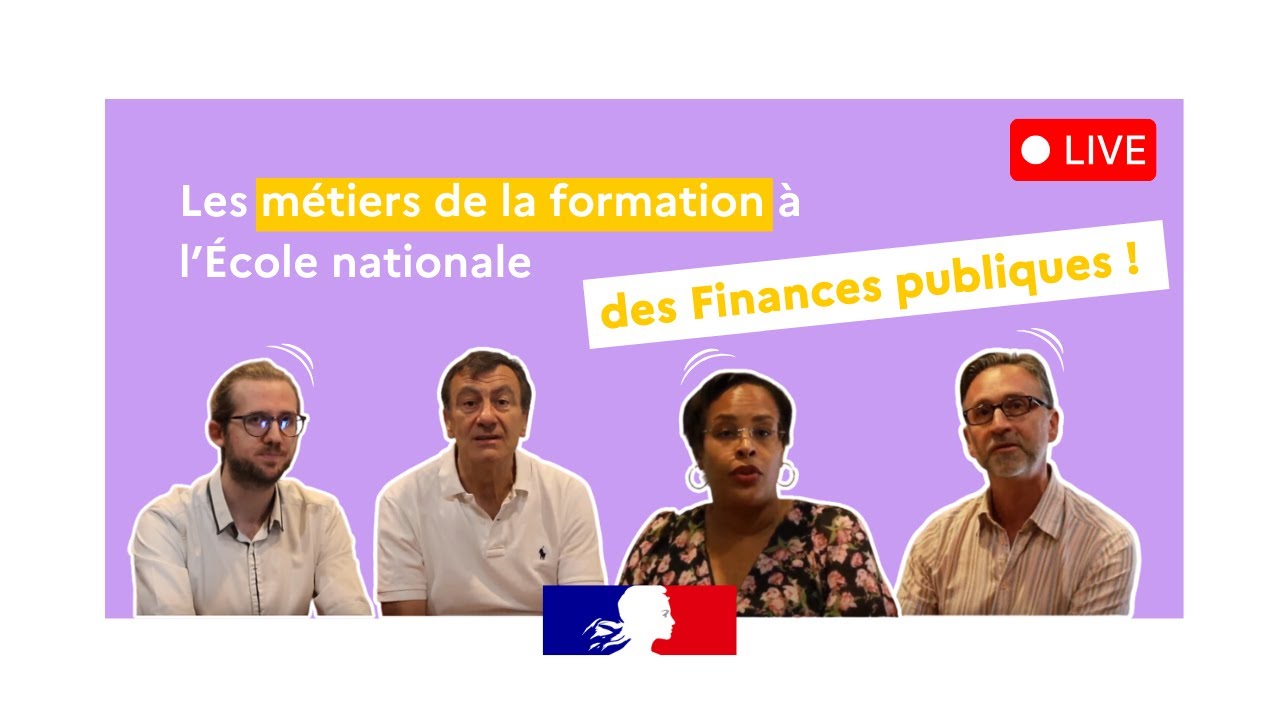Les métiers de la formation à l'École nationale des Finances publiques