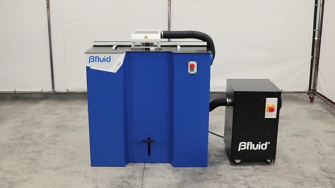 Barboflex Cut 425 hydraulic hose cutting saw with Fume extraction