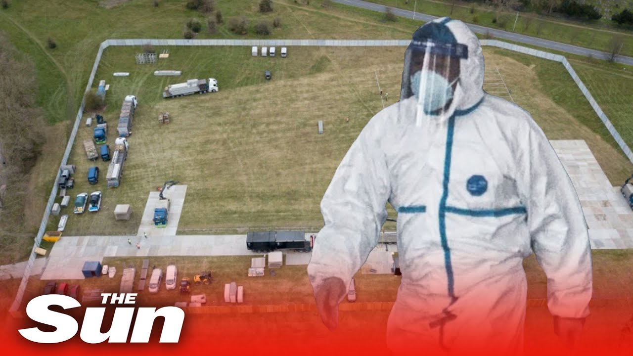 Temporary COVID-19 morgue built in London as hundreds die in coronavirus hotspot